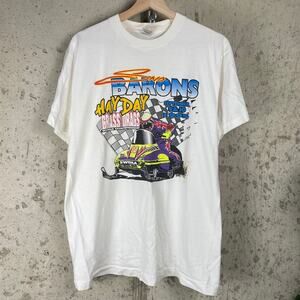 Sno Barons 1995 Hay Day Grass Drags World Championship Large Shirt
